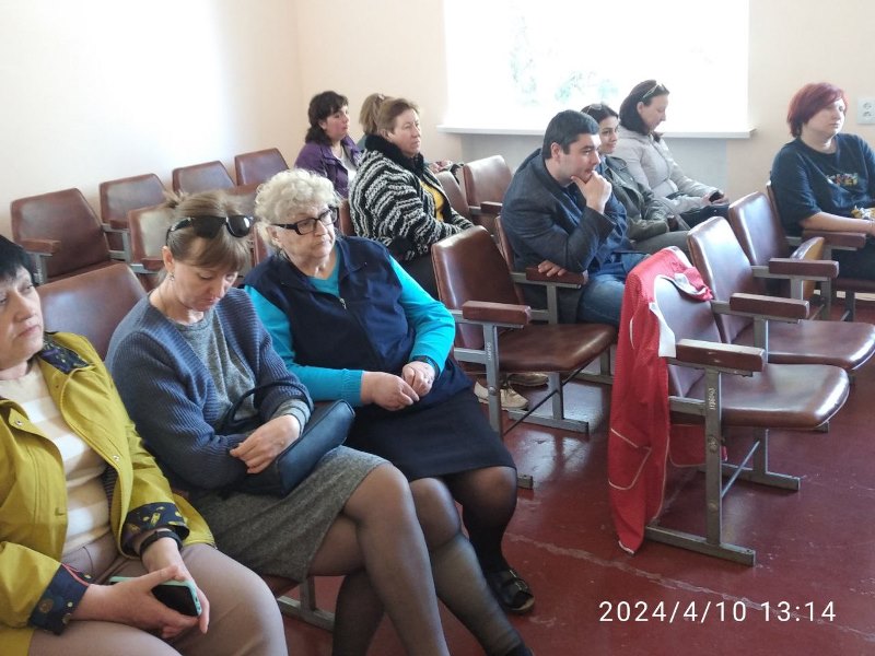 Встреча с жителями города Новоазовска.